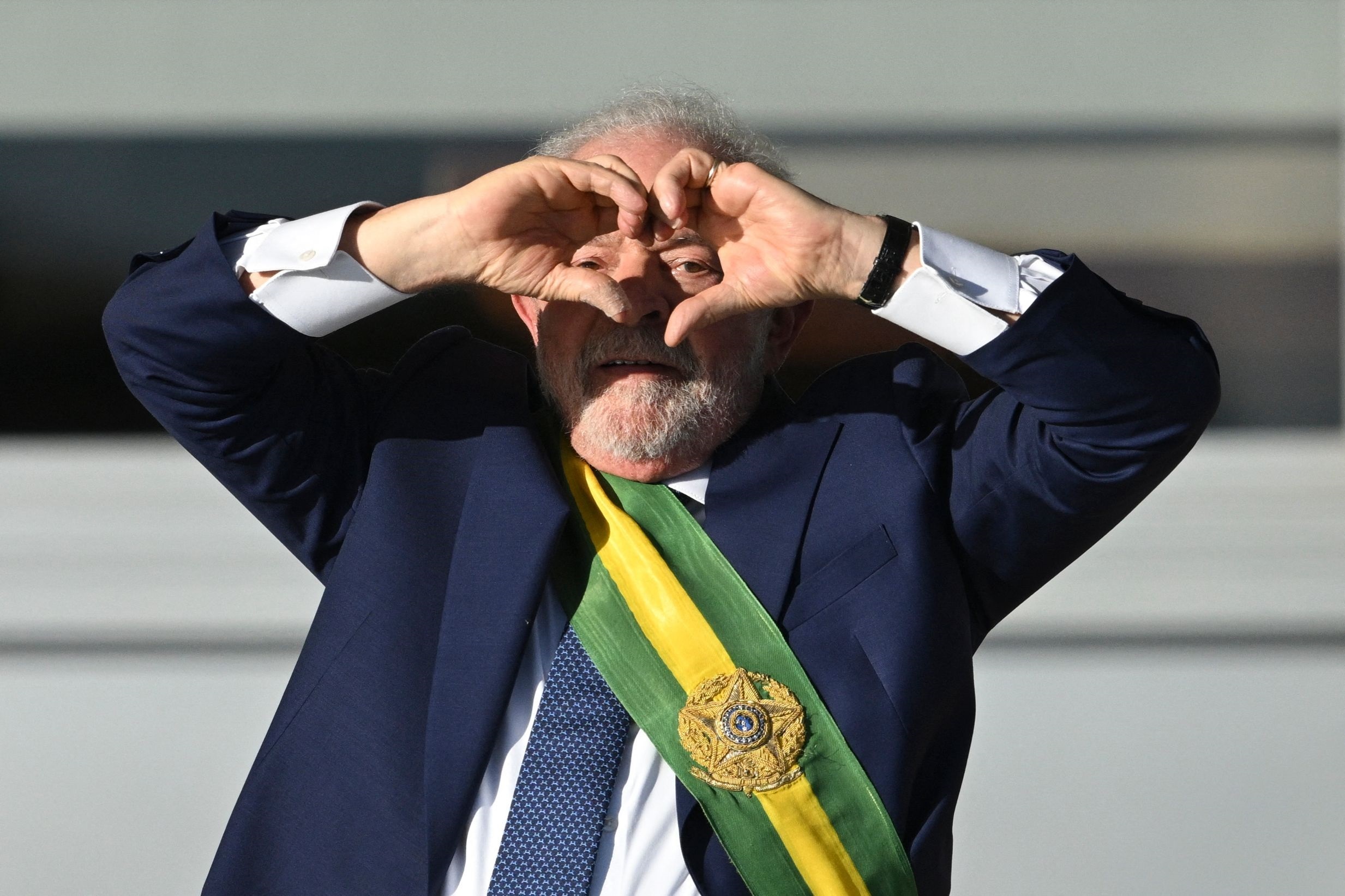 Lula recibió el domingo los atributos de mando frente a más de 300 mil personas. Foto gentileza