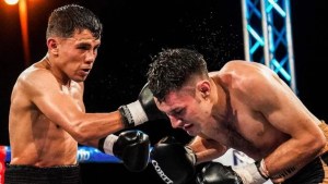 Zárate se impuso en las tarjetas y logró el título latino supermosca