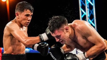 Zárate se impuso en las tarjetas y logró el título latino supermosca