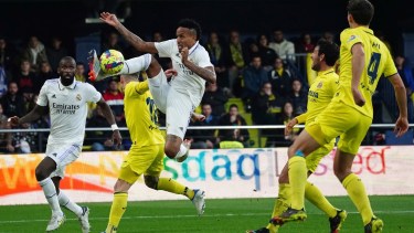 Real Madrid perdió 2 a 1 con Villarreal por la fecha 16 de la Liga de España. Foto. AP
