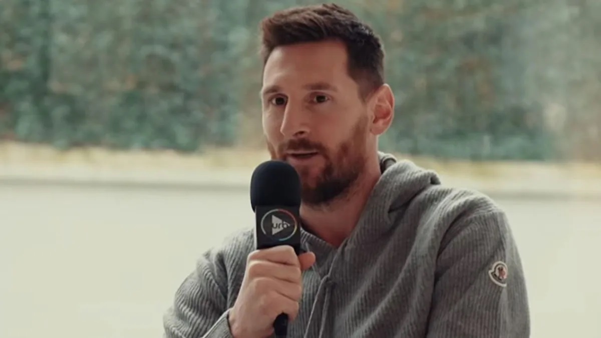 Andy Kusnetzoff viajó exclusivamente a París para entrevistar a Lionel Messi. Foto Captura.