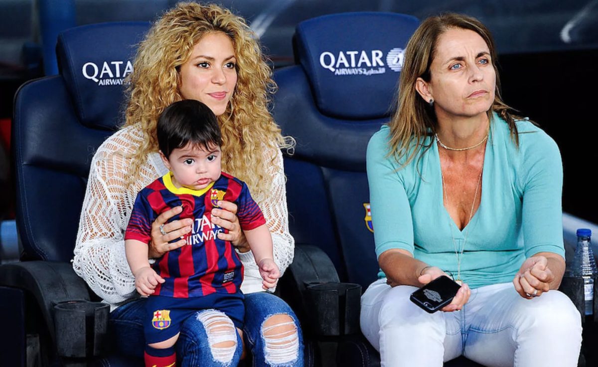 Monserrat Bernabeu y Shakira tuvieron una buena relación familiar, hasta el divorcio de la mediática pareja,-