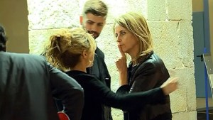 El violento gesto de Montserrat Bernabeu, mamá de Gerard Piqué, contra Shakira que generó polémica