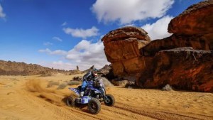 Moreno Flores logró ganar su primera etapa en el Rally Dakar