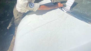 Multaron a automovilistas por estacionarse en una ruta dentro del Parque Nacional Lanín