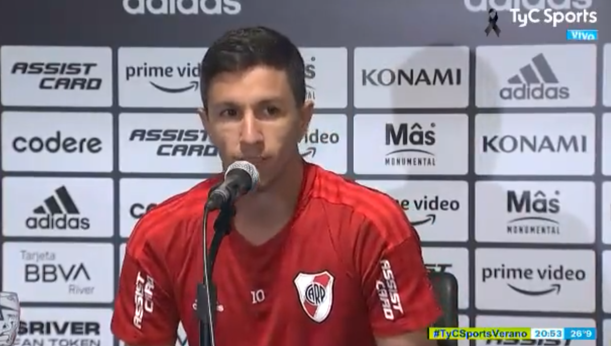 Nacho Fernández contó sus sensaciones de volver a River. Foto: Captura video