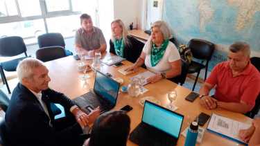 El encuentro entre ATE y el gobierno se convocó en las oficinas de Avenida del Trabajador. Foto: Yamil Regules.
