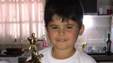 Gianluca Tizziano Maschio Zapata tiene 8 años y es de la localidad cordobesa de Monte Maíz.