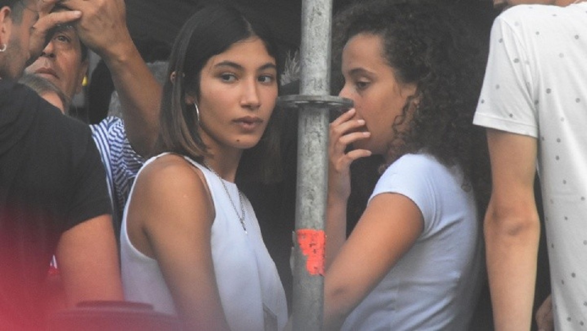 Julieta Rossi, a la izquierda, participó de cada una de las marchas en las que se pidió justicia por Fernando Báez Sosa.-
