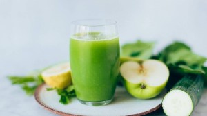 Refrescante: licuado de manzana y pepino