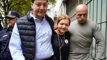 Los padres de Fernando Báez declararon esta mañana en Dolores. Foto gentileza