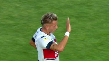 Mateo Retegui no gritó los goles por su pasado en Estudiantes. 