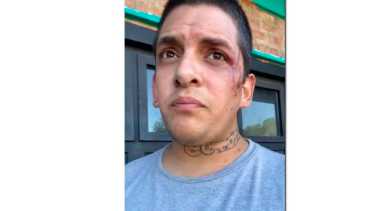 Lucas Santo, conocido como "Klan", viajaba en un Toyota Corolla con sus cuatro amigos. Foto: captura