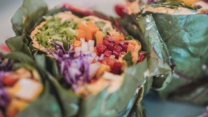 A los ricos rolls altamente veggies