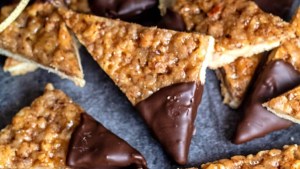 Triángulos de chocolate sin harina súper nutritivos