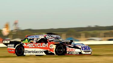 Lugón, lideró los entrenamientos del TC Pista