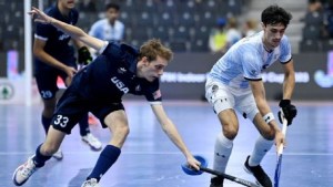 Argentina perdió el invicto en el Mundial de hockey pista ante Estados Unidos