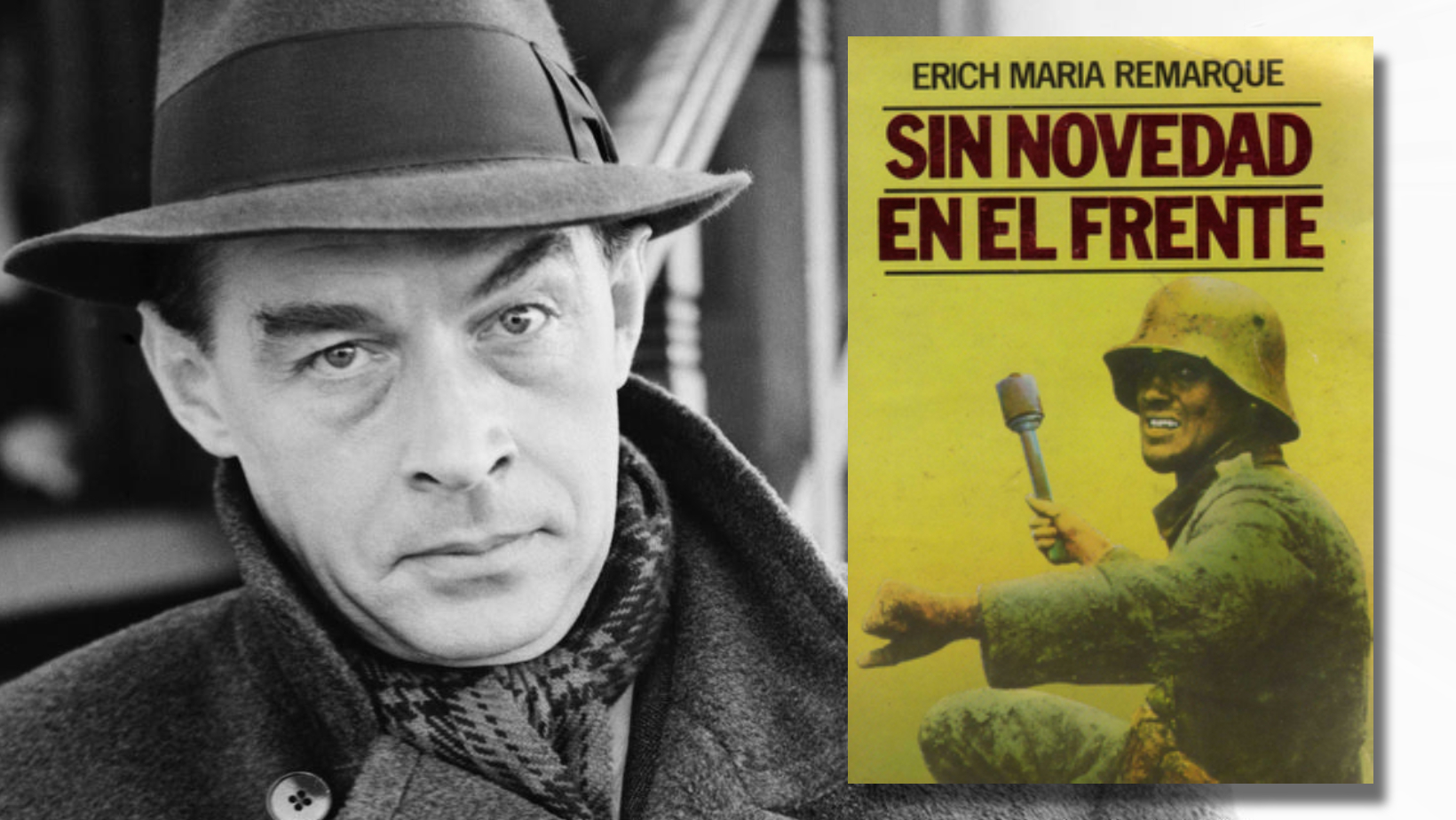 Erich Maria Remarque, quiem como su personaje, fue a la guerra siendo muy joven,  publicó la novela en 1929 y que fue traducida a 26 idiomas solo en el primer año de su publicación.