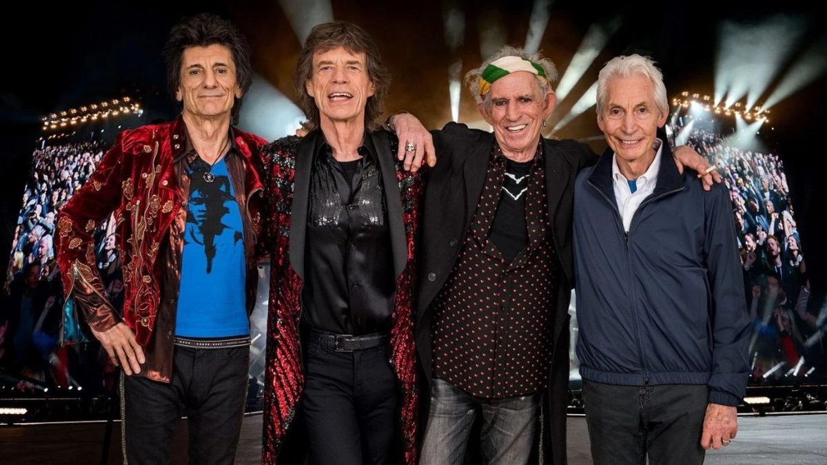 Stones de ayer, hoy y siempre. Wood, Jagger, Richards y Watts, la noche del 15 de diciembre de 2012.