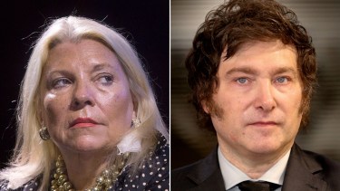 Elisa Carrió habló sobre su precandidatura presidencial y criticó a Javier Milei. Foto Archivo.