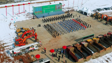 Se trata del proyecto de hidrógeno renovable más grande en construcción en el mundo. Foto: gentileza. 