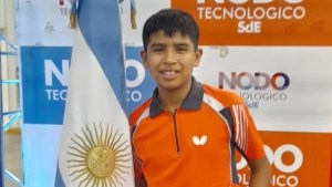 Serra jugará con la selección argentina el Sudamericano de tenis de mesa