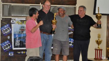 Mazzoleni-Mason se subieron el primer escalón del podio en Jepps, 4x4. Foto: José Mellado.