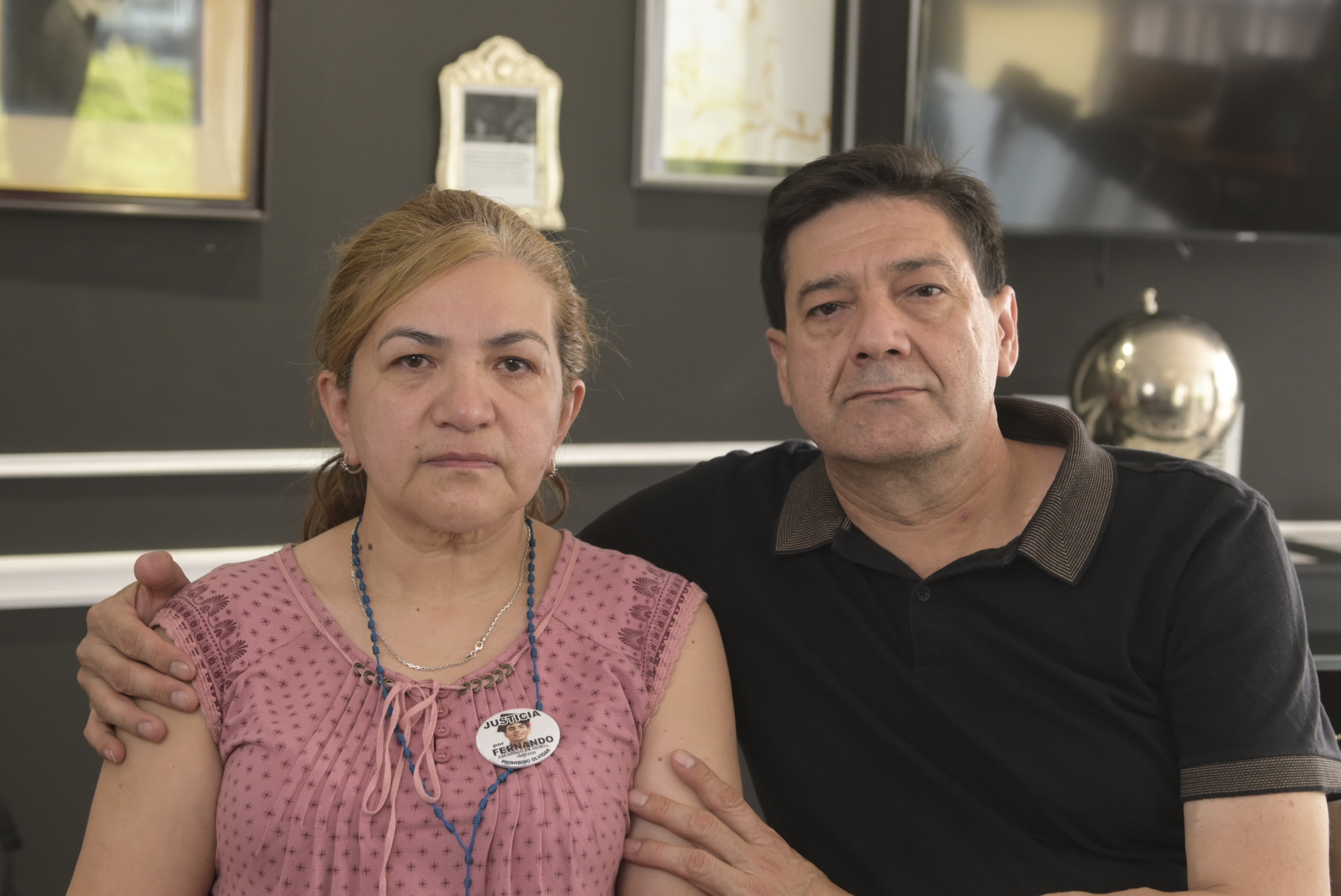 Graciela Sosa y Silvino Báez, los padres de Fernando.