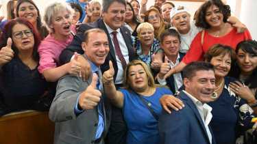 La oposición política cuestionó los datos del discurso de apertura de sesiones y lo calificó como un acto electoral para la tribuna (foto Florencia Salto)