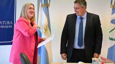 Soledad Gennari le pasó el mando del Consejo de la Magistratura a Gustavo Mazieres. (Florencia Salto)