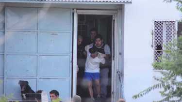 Cinco heridos luego fueron derivados al hospital local. Foto Andrés Maripe