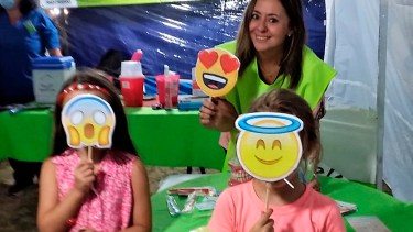 Se realizaron actividades de prevención y salud bucal para niños y niñas. Foto: Gentileza