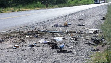 El accidente fue sobre Ruta 22, cercano a Allen. Foto: Archivo.