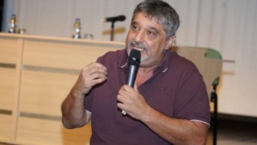 El sindicalista Carlos Ortega, señalado por Graciela Camaño como el autor de los escraches.
