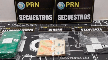 El procedimiento se realizó anoche sobre la Ruta 22. Foto gentileza