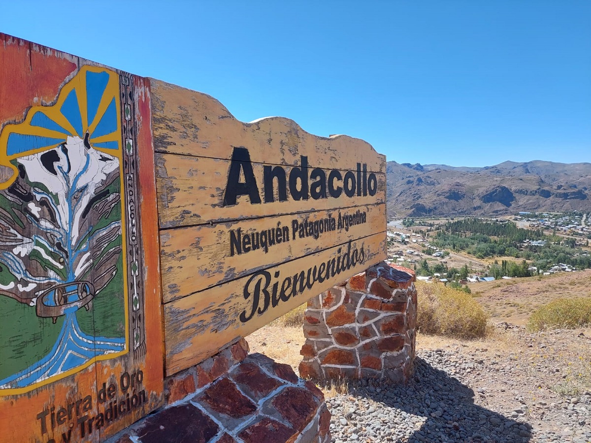 Andacollo, una de las localidades del norte de Neuquén. Foto: Archivo