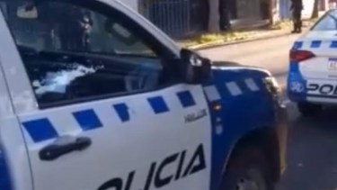 El oficial se encuentra internado en el policlinico (Archivo).-