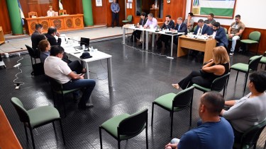 Los imputados estuvieron presentes, al igual que los padres de Gabriel Mandagaray. Foto: Marcelo Ochoa.