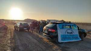 Confirman el cierre de una cantera ubicada al sur de Roca y sigue la protesta en la planta de arena  en Allen