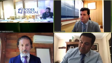 Hoy se realizó una audiencia en la que la fiscalía de Río Negro solicitó formalmente la extradición activa de Jones Huala. Imagen captura de video