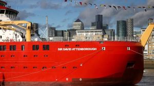 Detectaron un buque británico que navegó ilegalmente por aguas argentinas rumbo a Chile