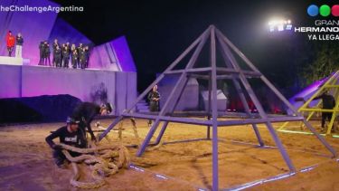 Fernando Burlando y Carolina Duer, son los primeros eliminados de The Challenge Argentina. Foto: Captura