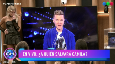 Camila, salva a un nominado de Gran Hermano. Foto: Captura Telefé