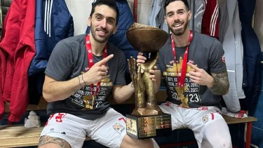 Campazzo y Vildoza, campeones en Serbia