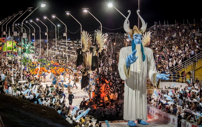 Gualeguaychu será uno de los epicentros de las celebraciones por el feriado de carnaval en Argentina. 