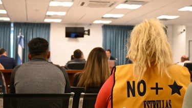 Familiares y allegados a la víctima siguieron el juicio en la Ciudad Judicial. (Florencia Salto) 