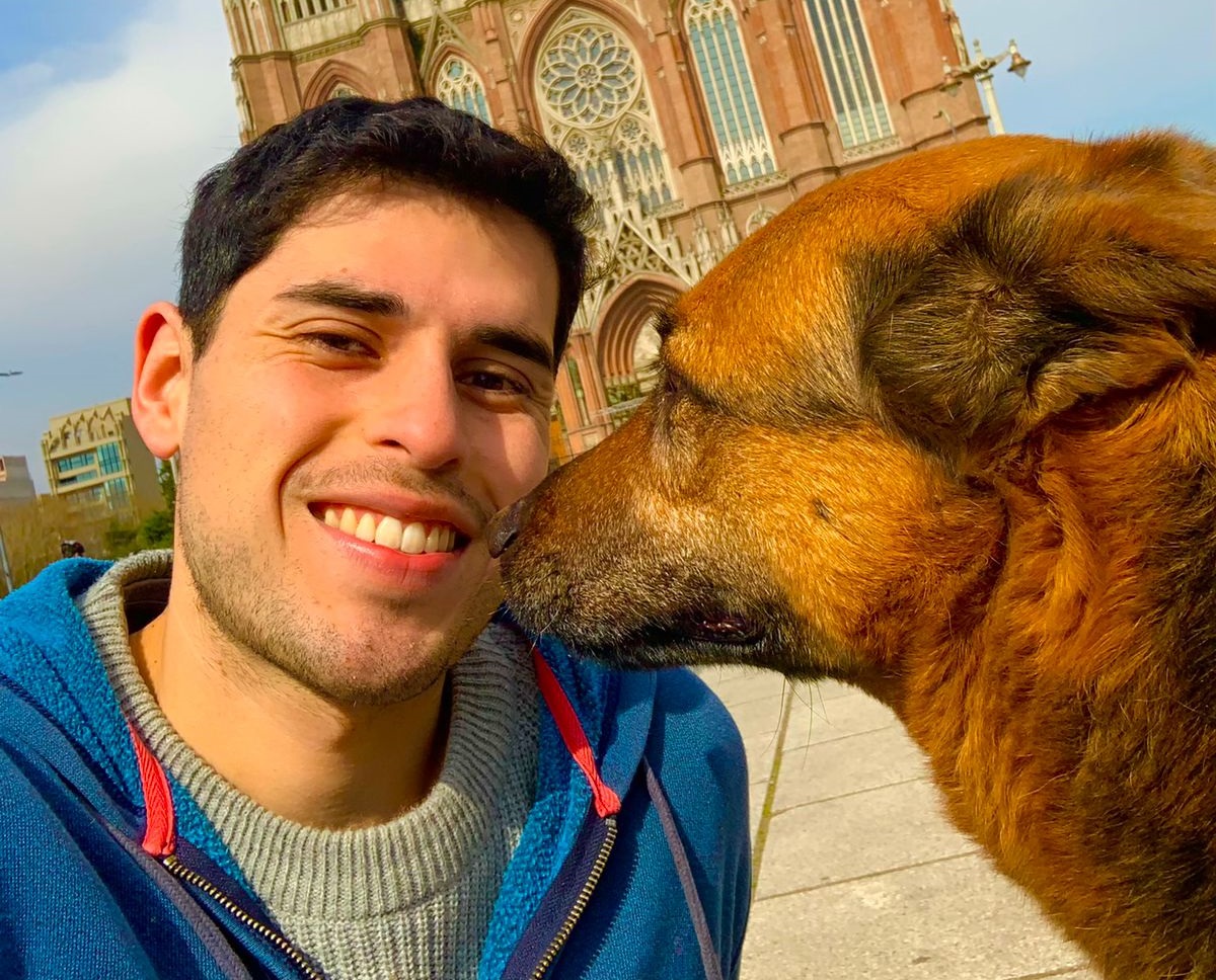 Federico Borstelmann es el creador de la app para reportar mascotas perdidas. (Foto gentileza)