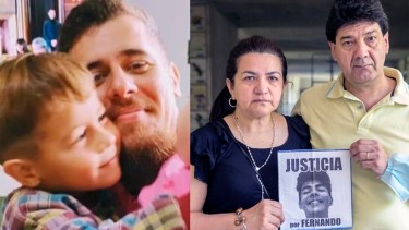 El papá de Lucio, Christian Dupuy viajó hasta Dolores para presenciar y apoyar a la familia de Fernando Báez Sosa durante la lectura del veredicto. Foto Archivo.