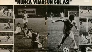 Restauraron un video inédito del gol que Diego Maradona eligió como su preferido