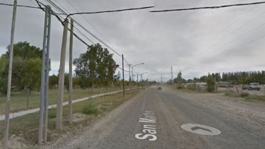 Era buscada desde el sábado en Neuquén. Foto: Captura Street View